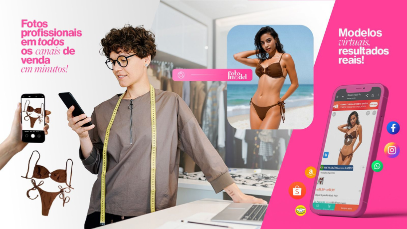 Moda acessível também no digital: a FotoModel valoriza todos os corpos e estilos.